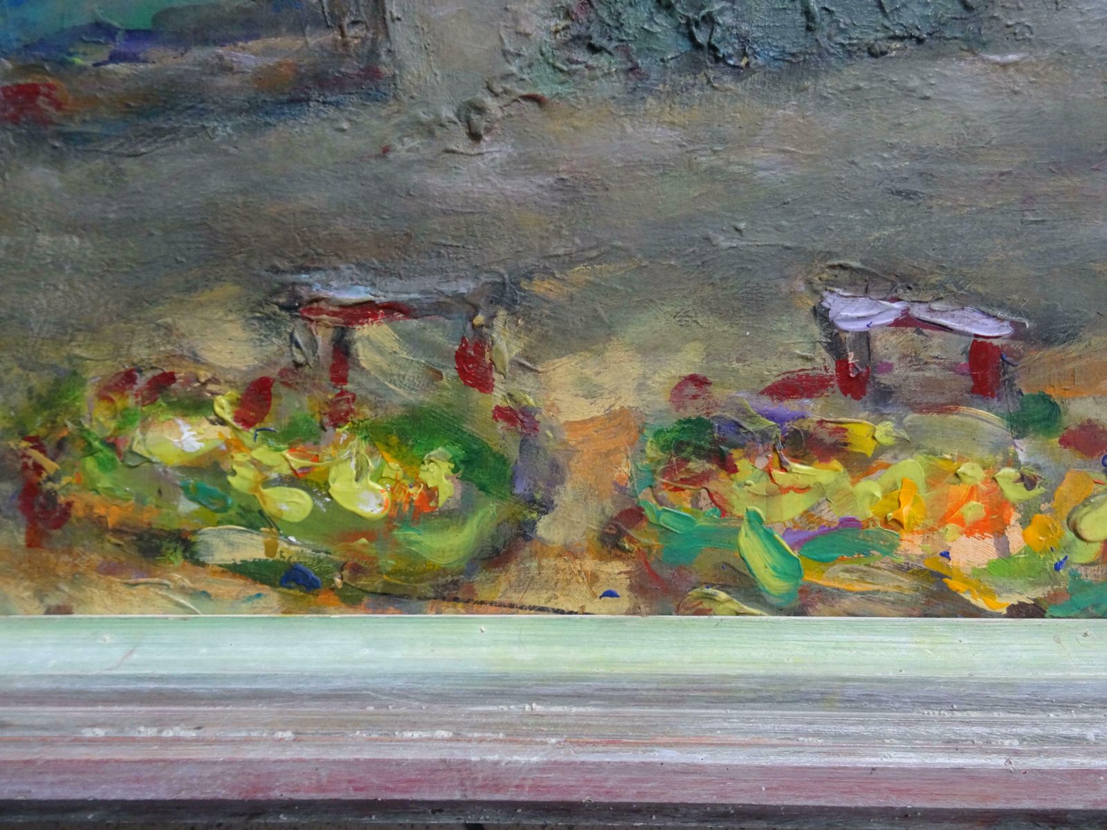 Dzidra Bauma Old Town. Catherine ''S Square. 2011, Acrylic On Paper photo vintage