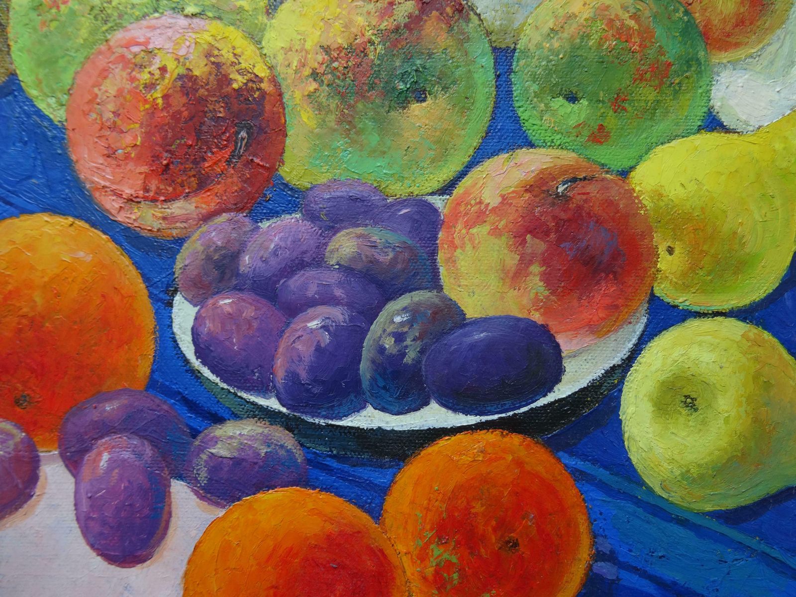 Nugzar Kakhiani (Kahiani) Bright Still Life With Fruits And Vase. 2020. Oil On Canvas photo for sale