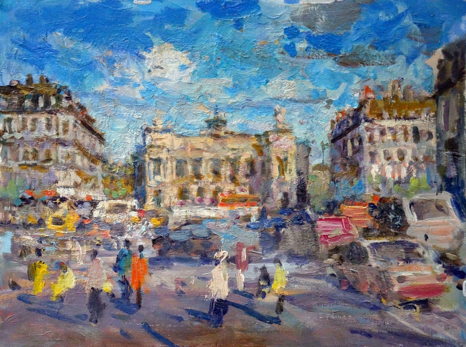 Anatoly Demenko Paris. 2009, Canvas On Cardboard, Oil,