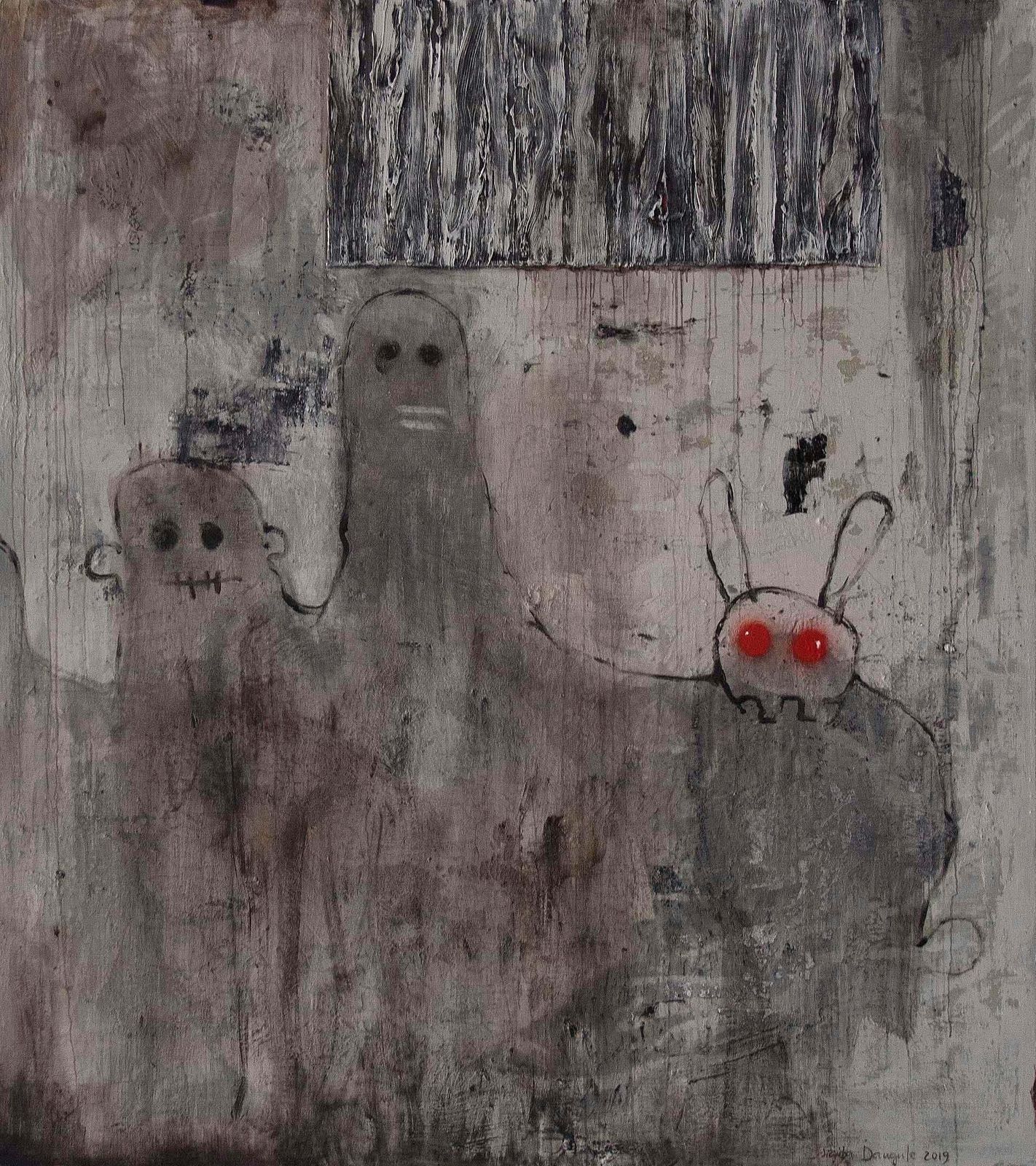 Sigita Daugule The Shed Leaked II. 2019. Oil On Canvas,