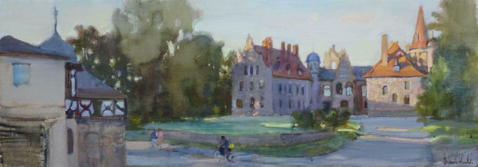 Valery Bayda City Landscape. 2017, Oil On Canvas,