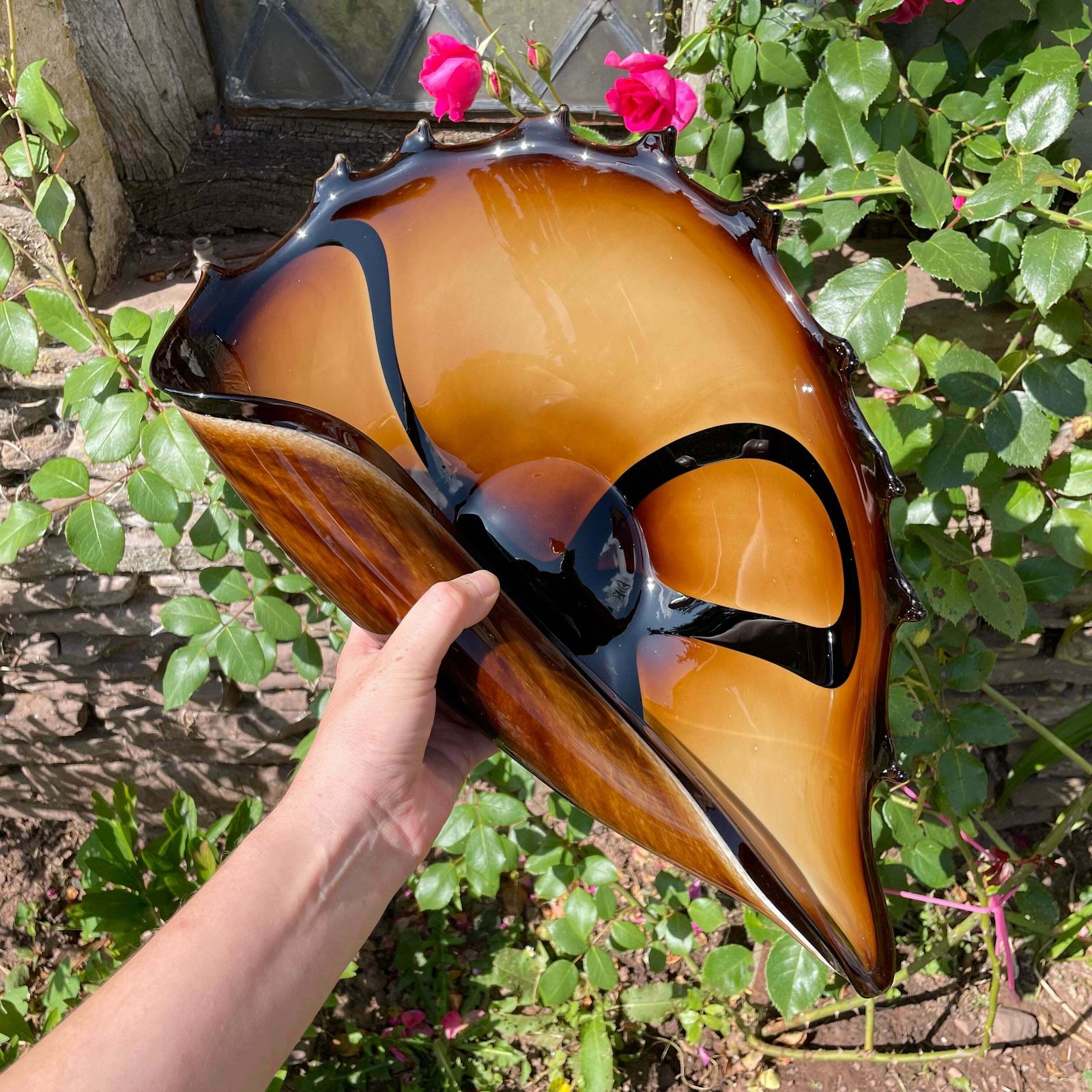 Glass Shell Centerpiece (Large) photo for sale