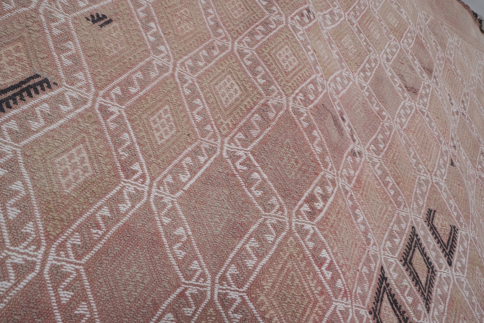 1960s Vintage Turkish Jajim Kilim Rug 5'1'' X 8'2'' photo vinterior