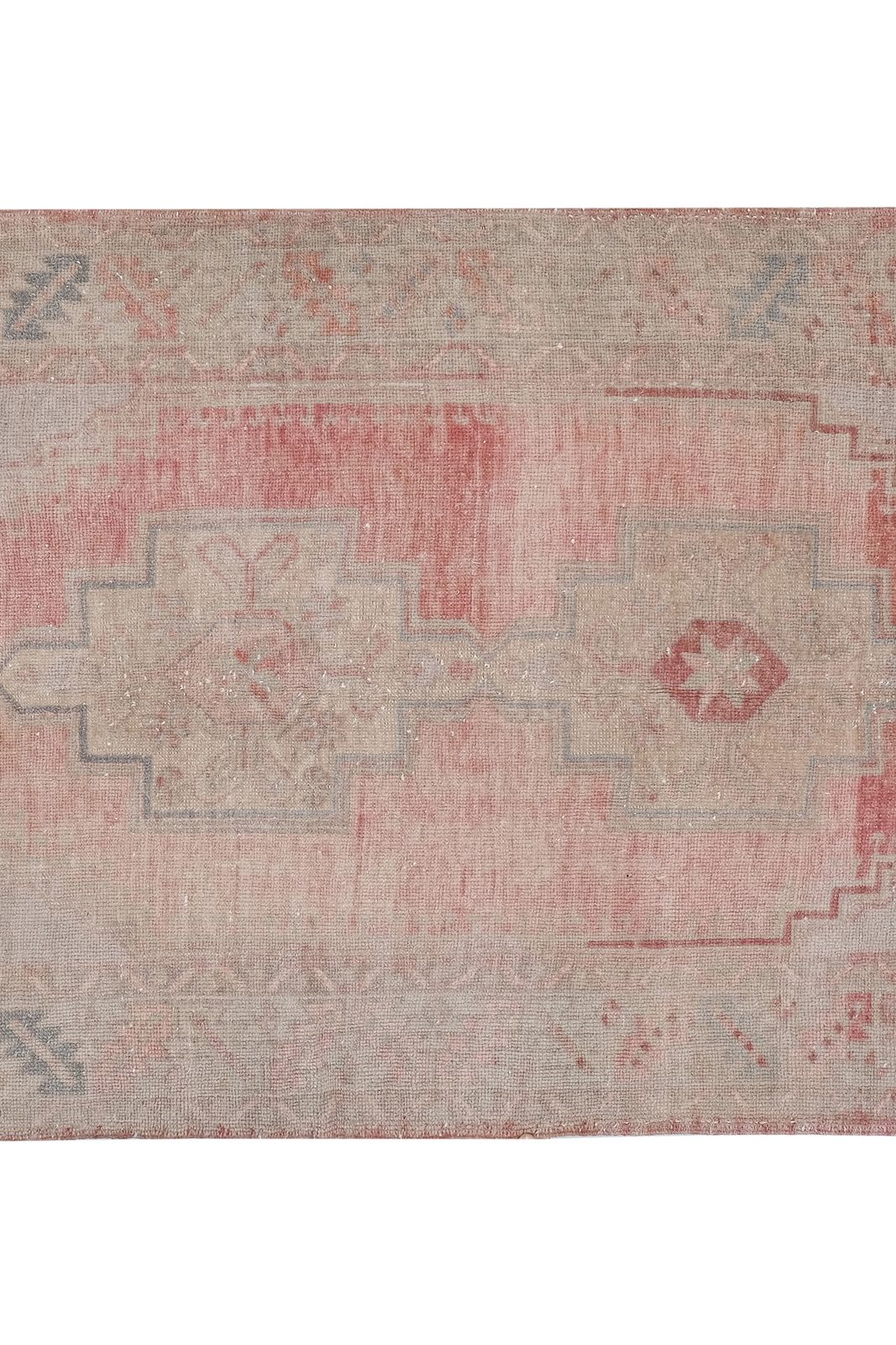 Vintage Faded Turkish Oushak Rug 3'8'' X 6'9'' photo vinterior