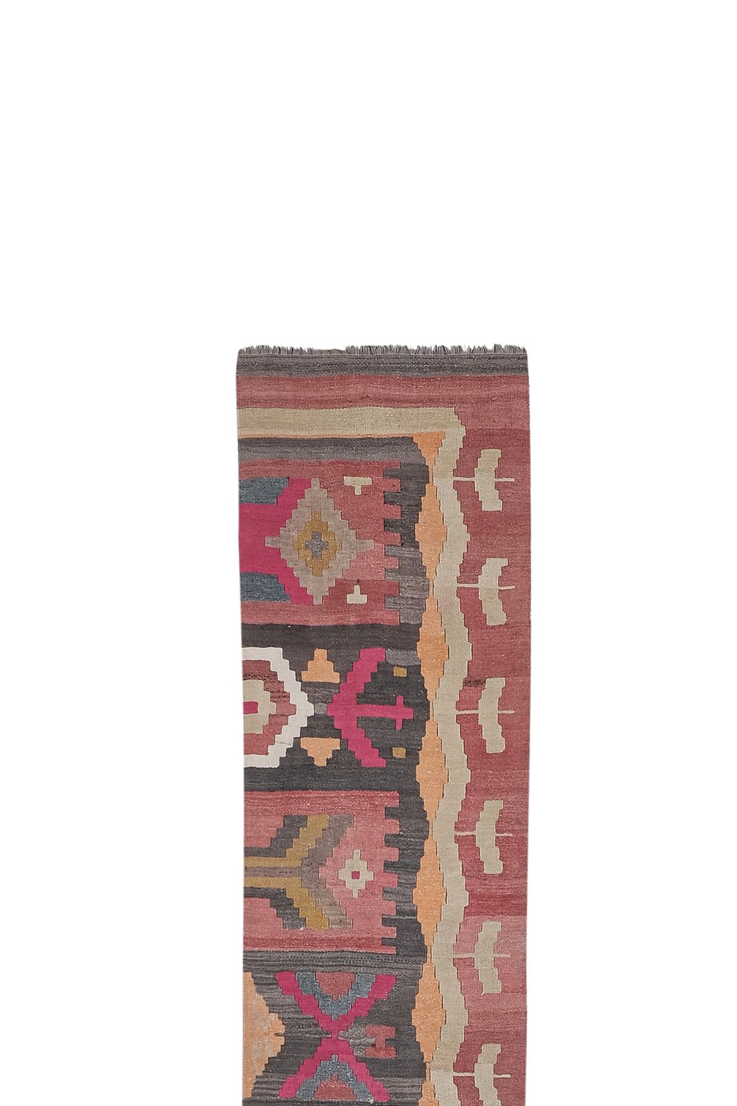 1970s Vintage Turkish Oushak Stair Kilim Runner photo 1250.0