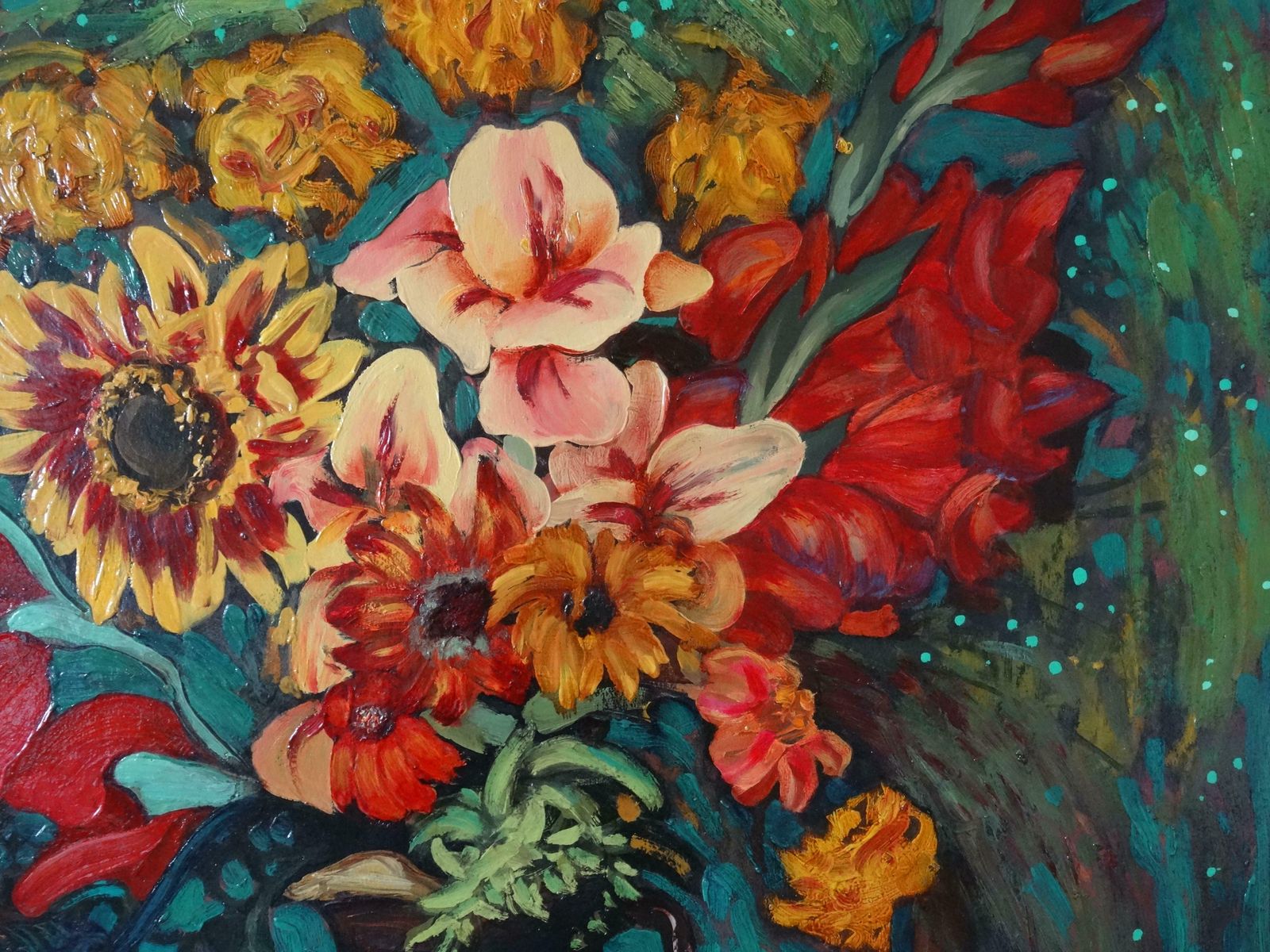 Kristine Kvitka Night Flowers. 2004, Oil On Canvas, photo furniture