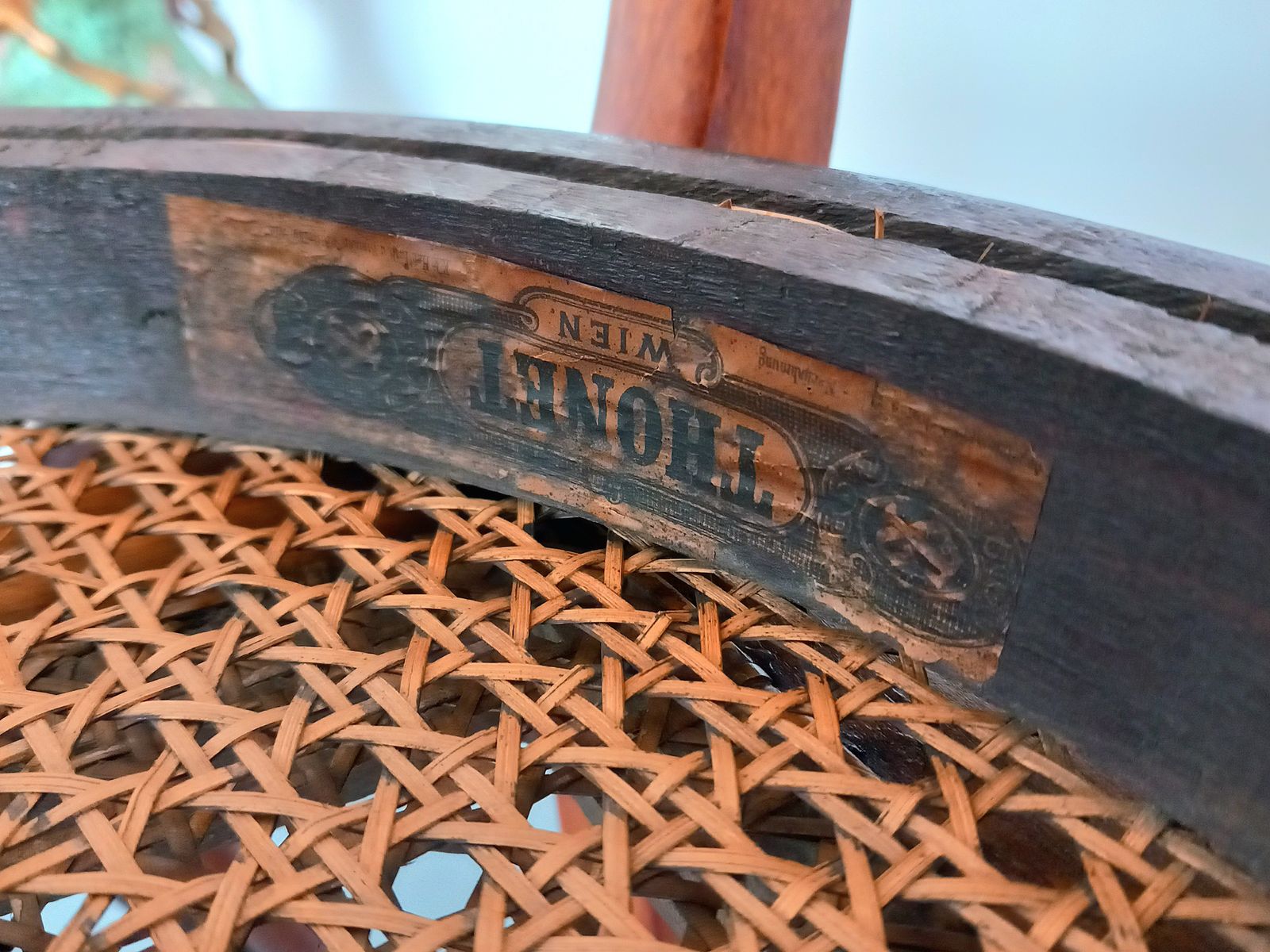 Thonet Chair, 1910s, Bentwood, Antique photo vintage