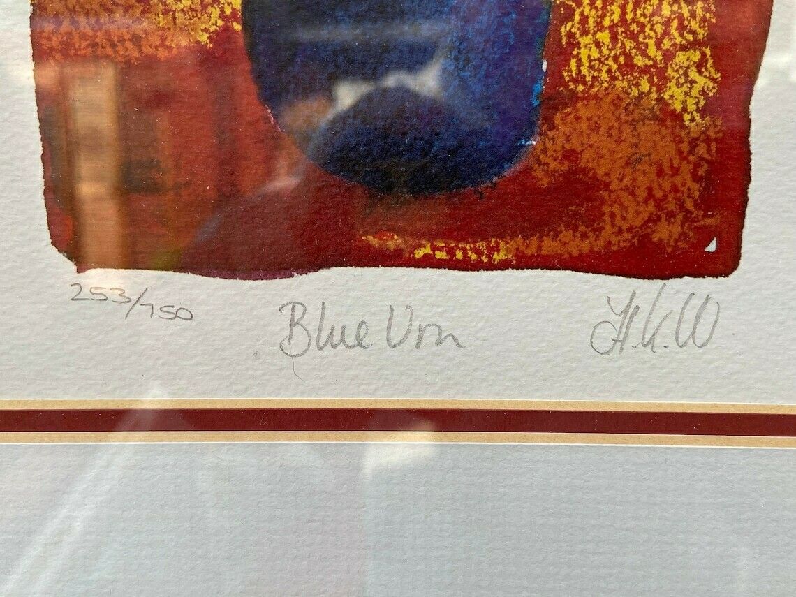 Nel Whatmore Limited Edition Prints “Blue Urn” / 253 Out Of 750 / Dated 1998 photo buy