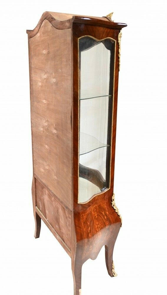 French Display Cabinet   Empire Glass Fronted Bijouterie photo 1450.0