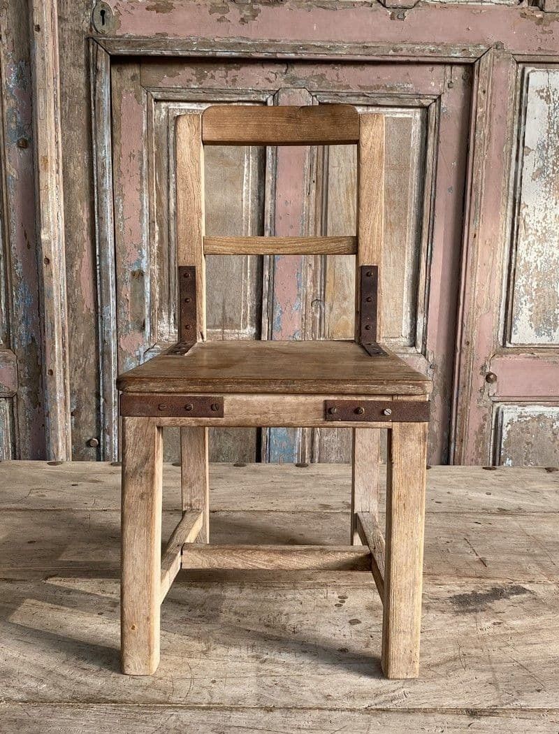 Vintage Polished Teak Childs Chair