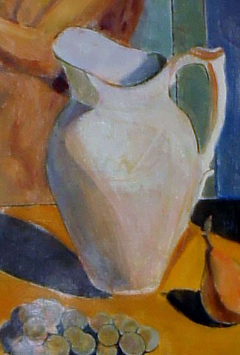 Oil On Board, Portrait Of Naked Woman, Unsigned, Unknown Artist photo 701.0