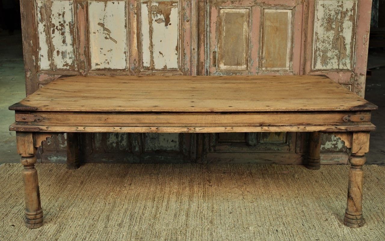Antique Thakat Table In Teak Wood From Rajasthan photo furniture