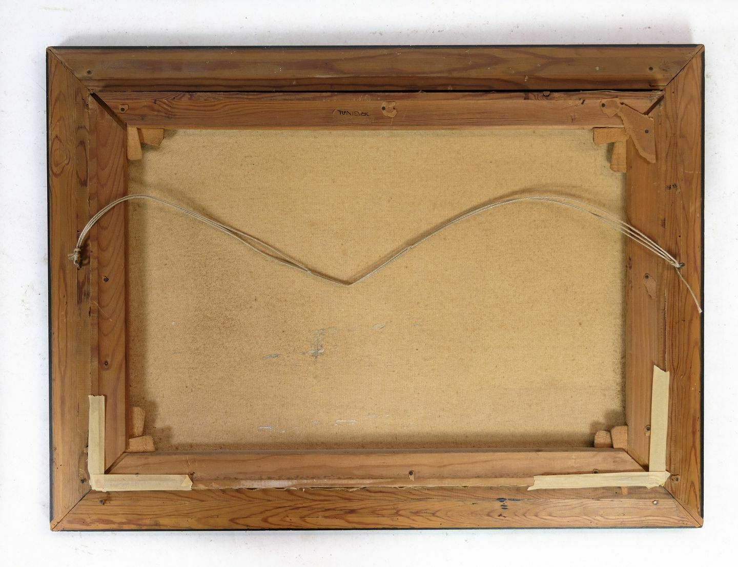 Oil Painting  With Marine Motif  In Black Frame From 1890s photo vinterior