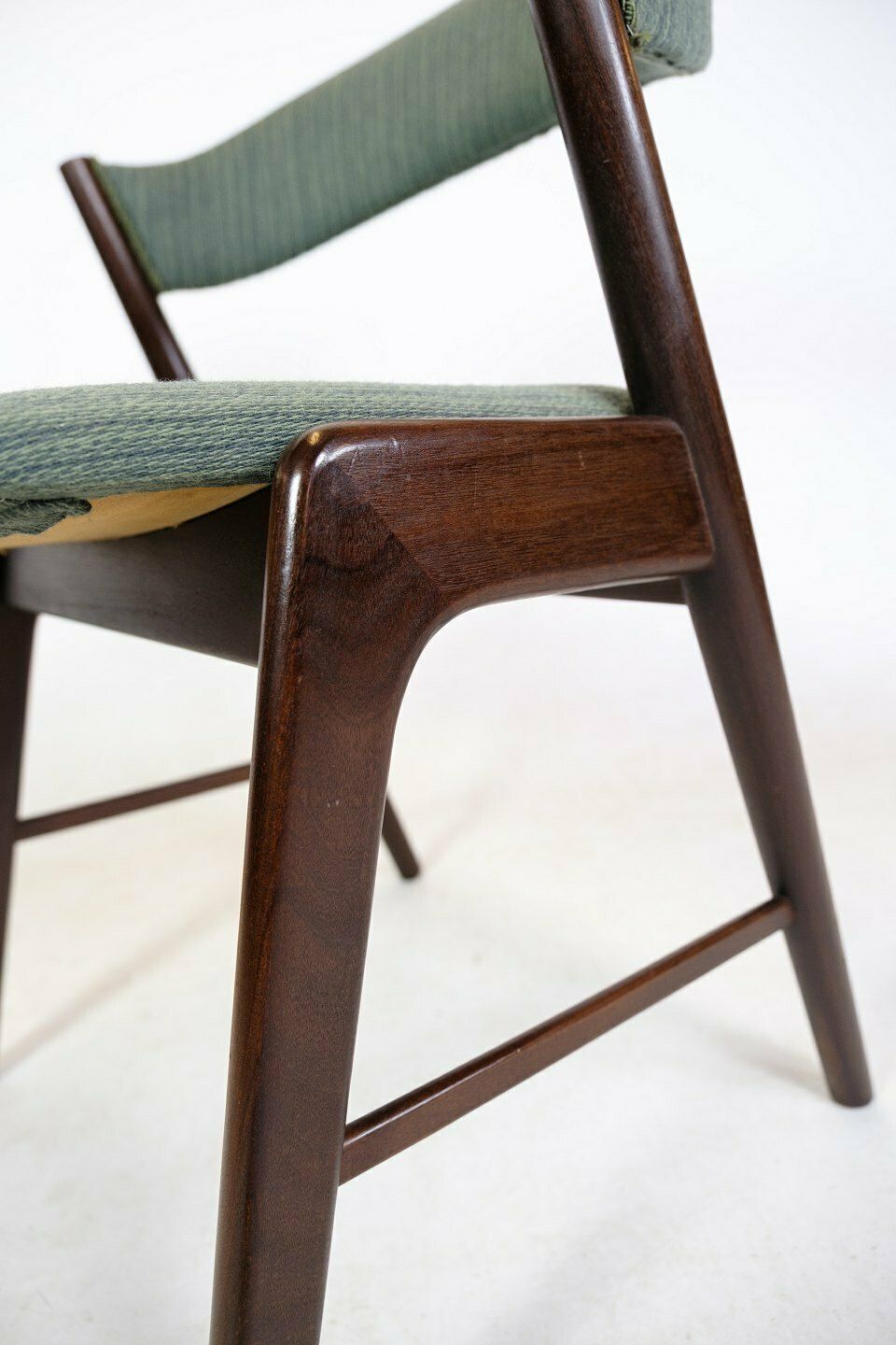 Set Of 4 Armchairs In Teak Wood, Danish Design From 1960s photo vinterior
