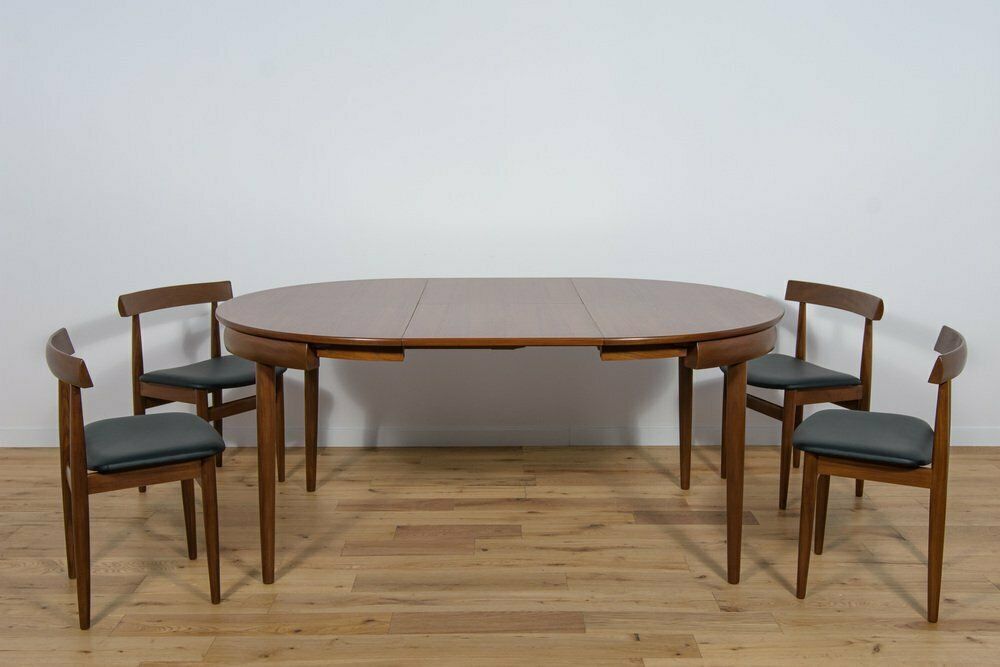 Mid Century Teak Dining Table & Chairs By Hans Olsen For Frem Røjle, 1960s, Set Of 5 photo 4990.0