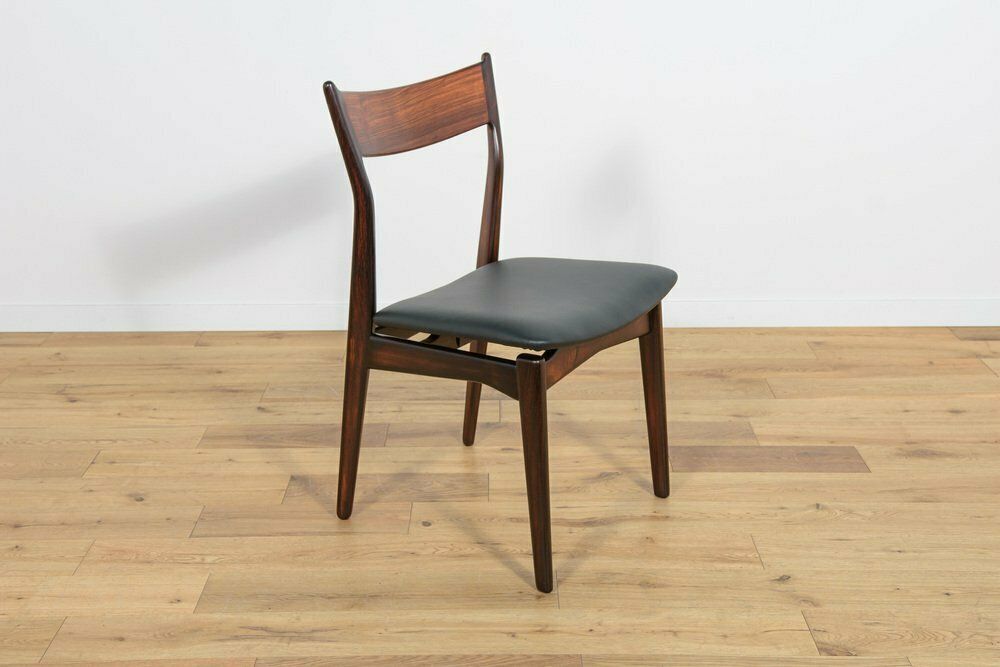 Mid Century Rosewood Dining Chairs By H. P. Hansen For Randers Møbelfabrik, 1960s, Set Of 4 photo vintage