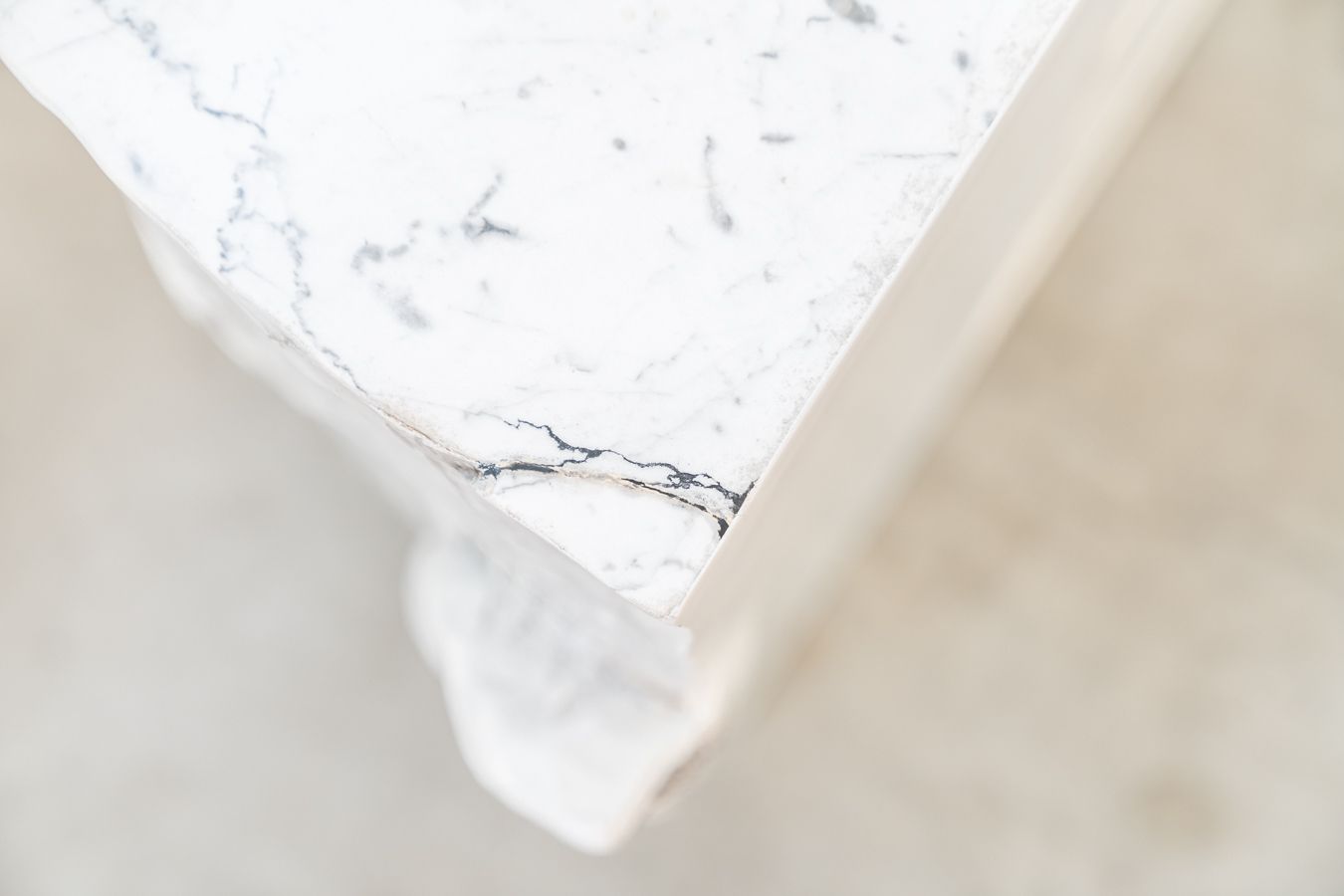 photo furniture Carrara Marble Sculpture With Drawers