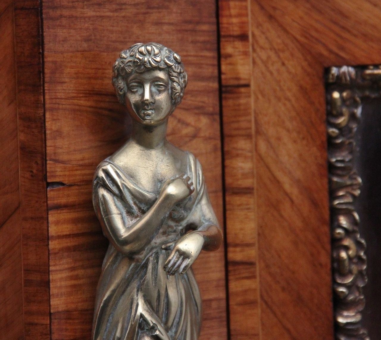 photo buy 19th Century Kingwood And Marble Top Credenza