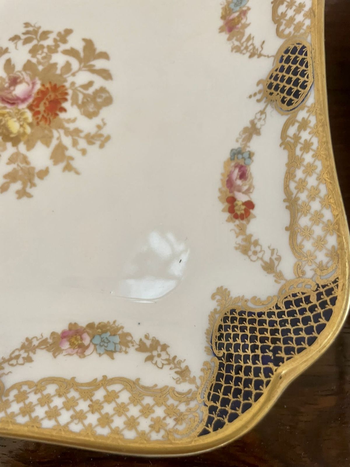 Home Decor Superb Quality Pair Of Antique Early 20th Century Hand Painted Wedgwood Shaped Dishes photo