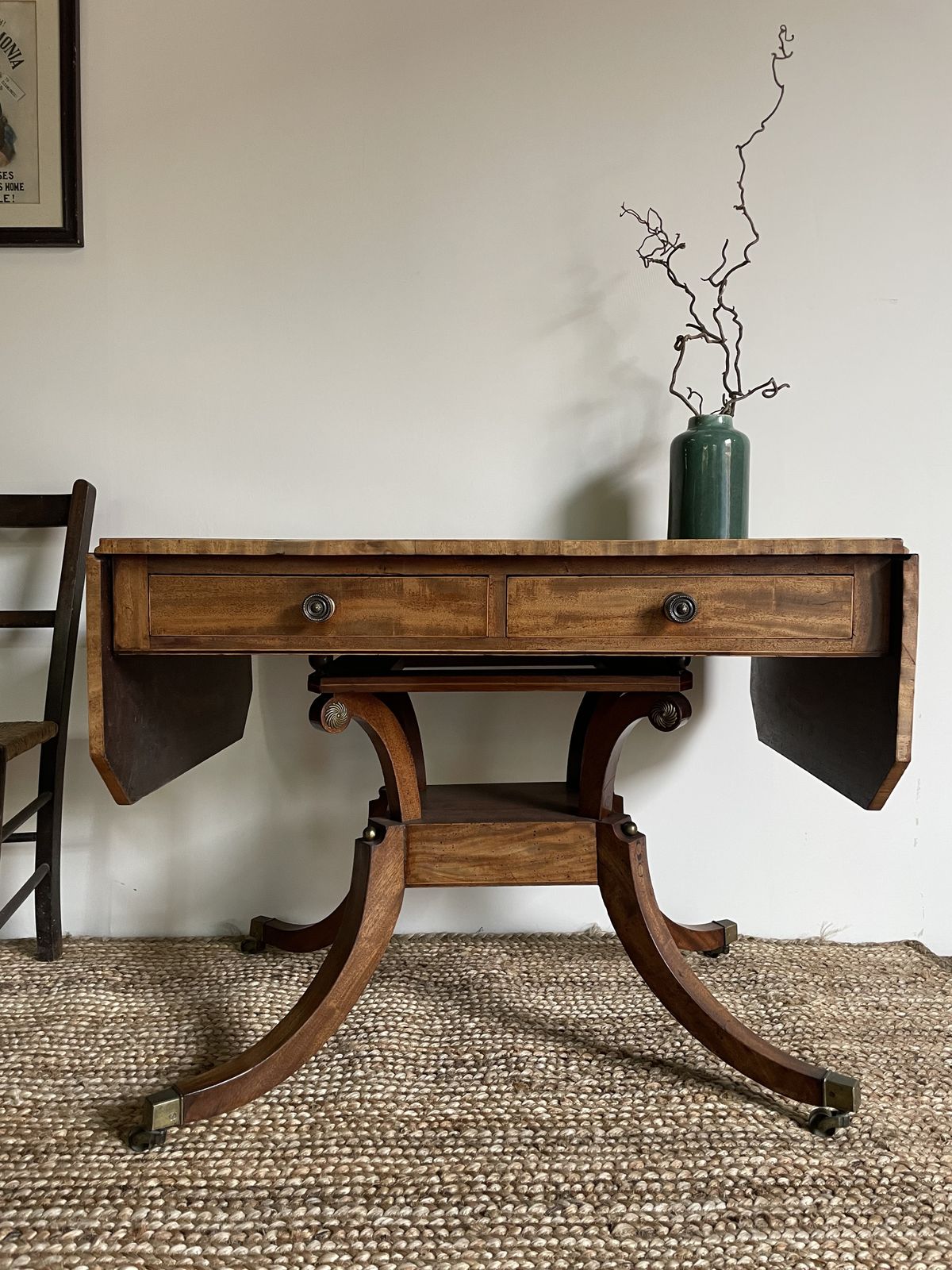 Sofa Table, 19th Century   Mahogany photo for sale
