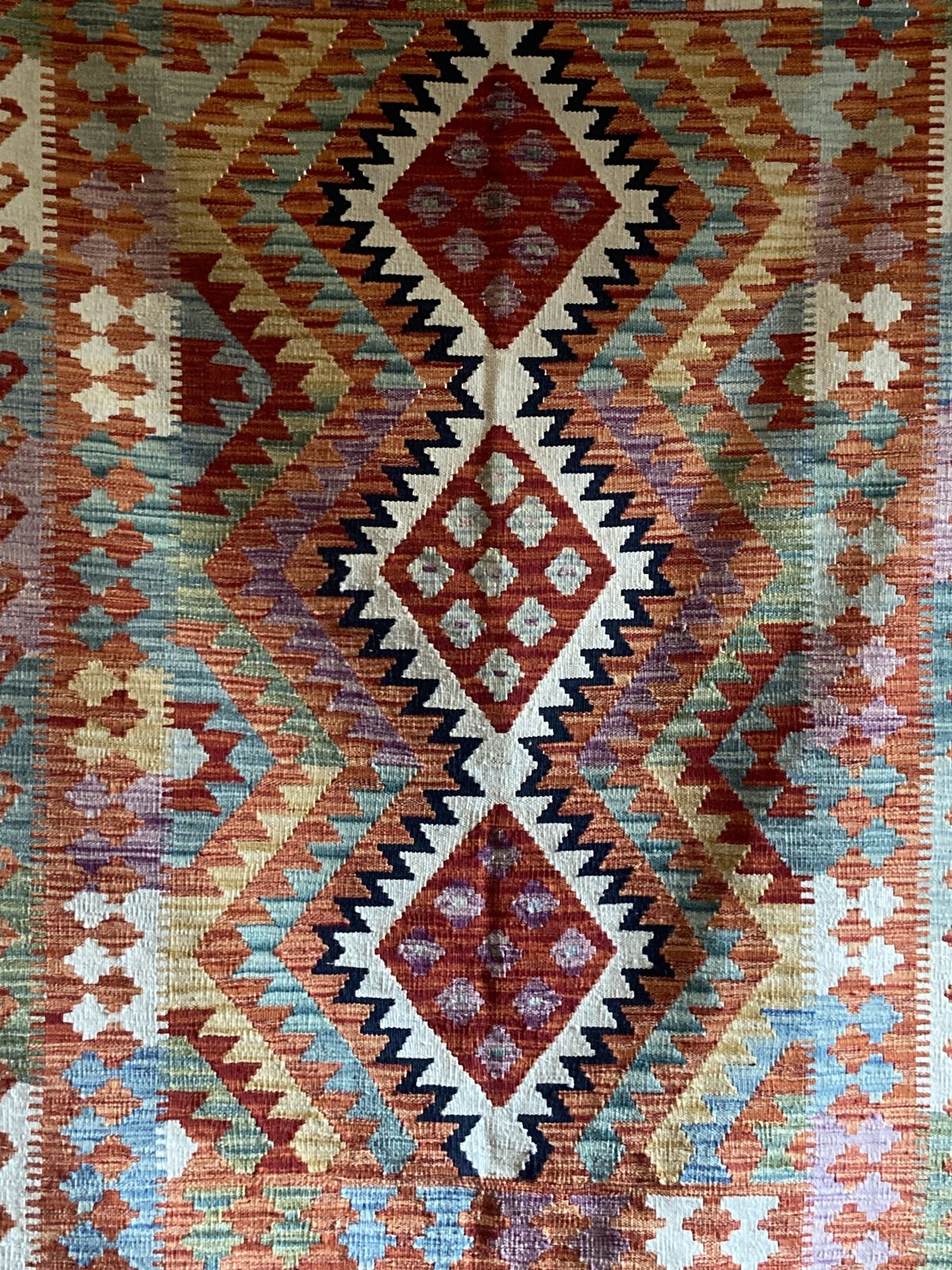 Vintage Turkish Anatolian Kilim, Circa 20th Century photo 650.0