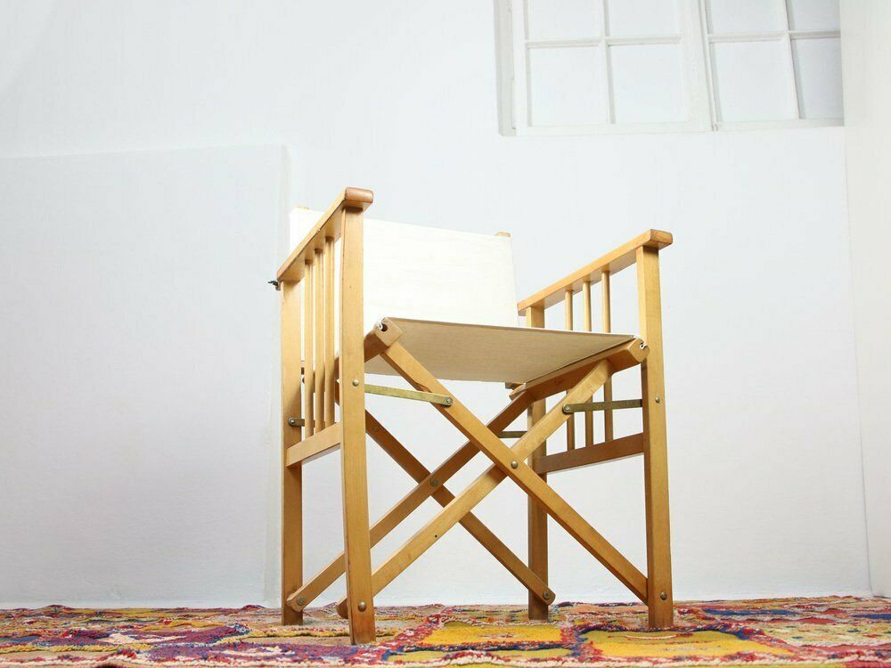 Vintage Italian Director's Folding Chair From Calligaris photo Furniture