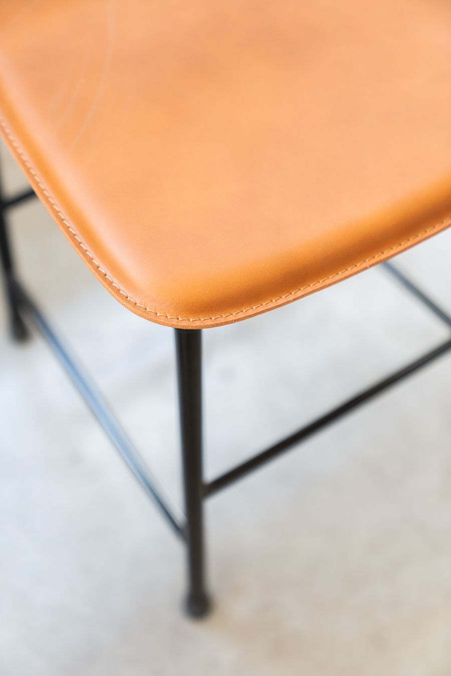 photo furniture Brown Leather & Aluminum Dining Chairs From Ycami, 1980s, Set Of 6