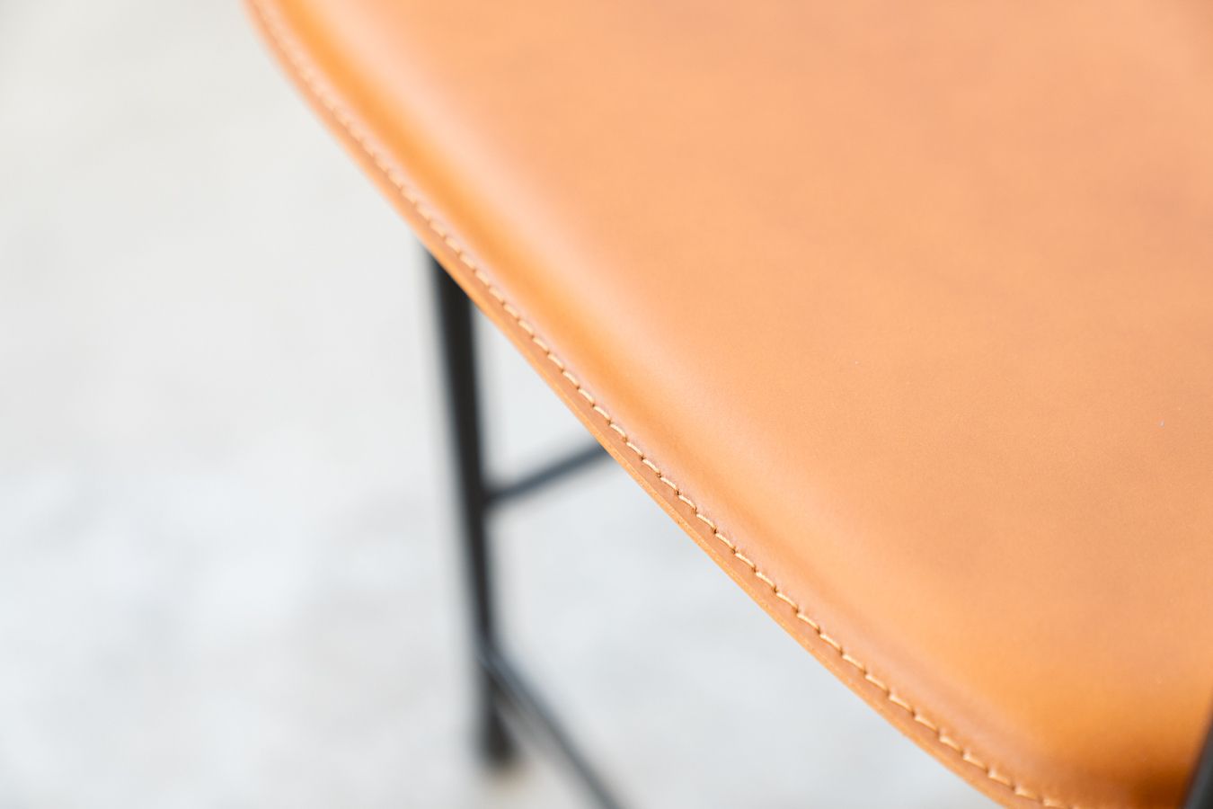 2400.0 Brown Leather & Aluminum Dining Chairs From Ycami, 1980s, Set Of 6 photo