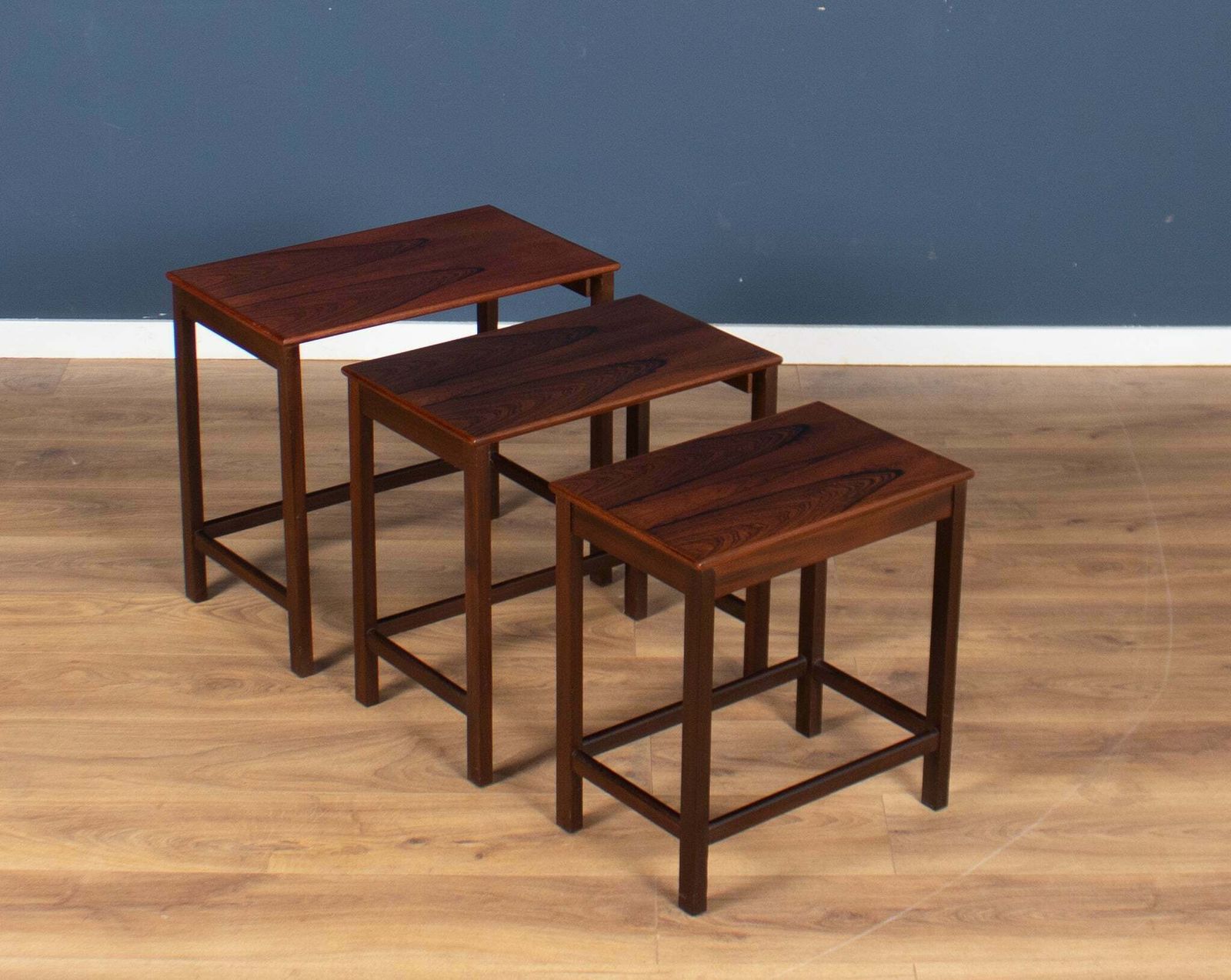 photo furniture Retro Teak 1960s Mid Century Nest Of Tables Coffee Tables By E W Bach Odense Møbelfabrik