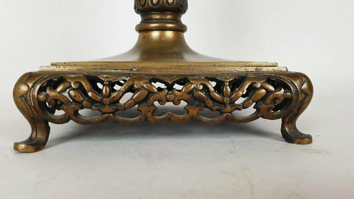 Candelabra In Porcelain And Bronze, Japonisme, Xixth Century photo Home Decor