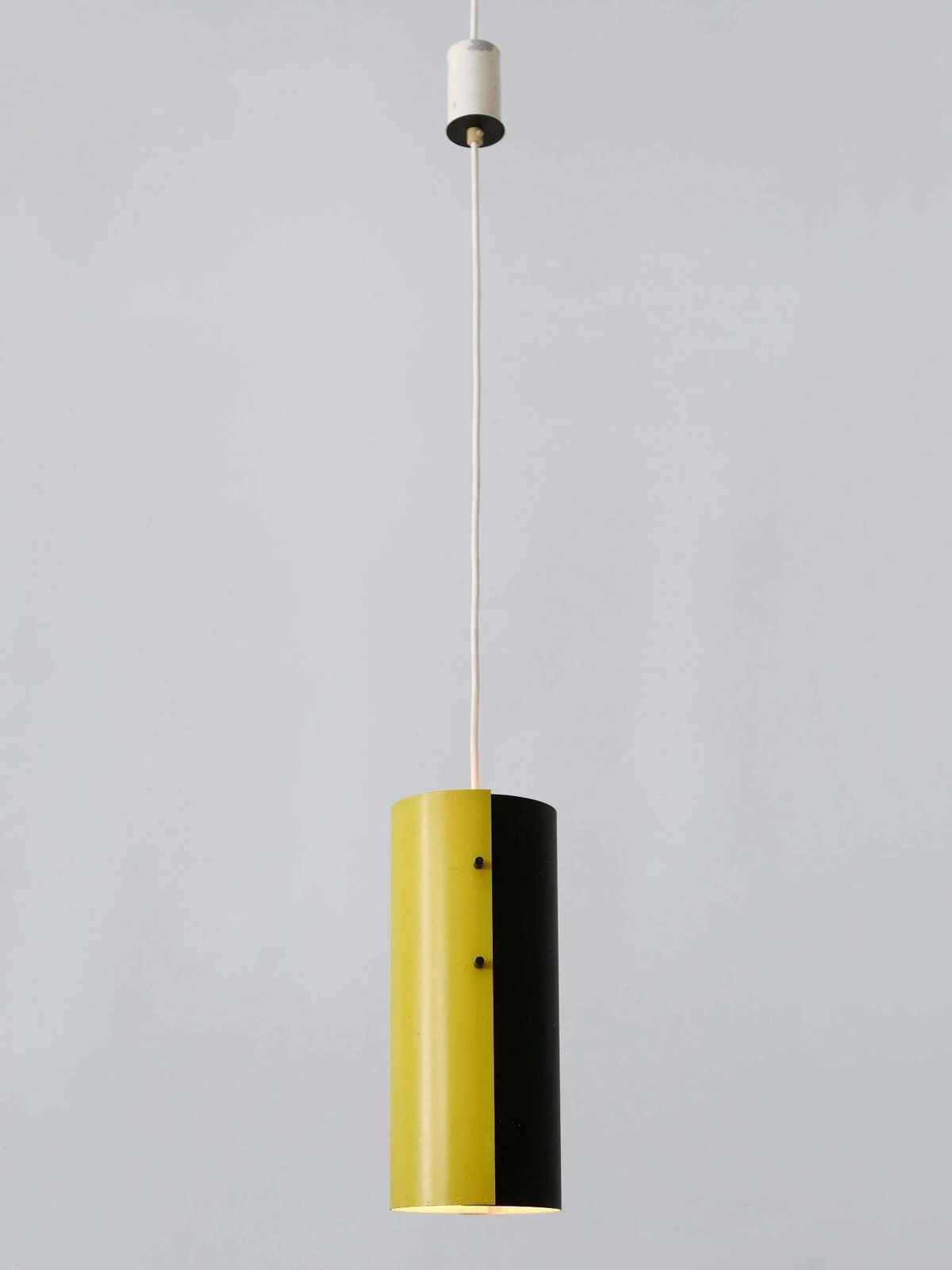 Lovely Midcentury Modern Bi Colour Pendant Lamps Or Hanging Lights Germany 1960s photo 3919.0