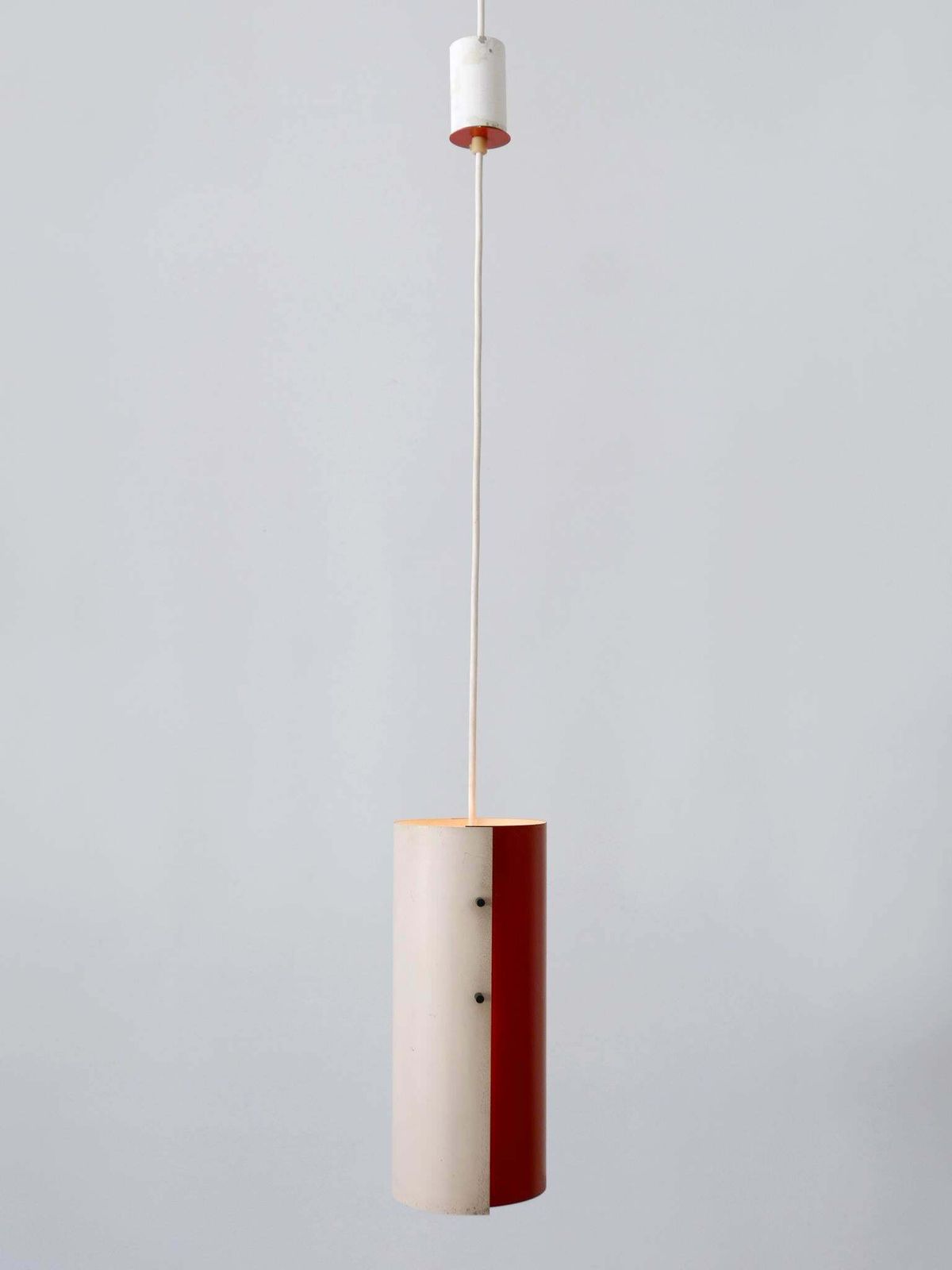 3919.0 Lovely Midcentury Modern Bi Colour Pendant Lamps Or Hanging Lights Germany 1960s photo