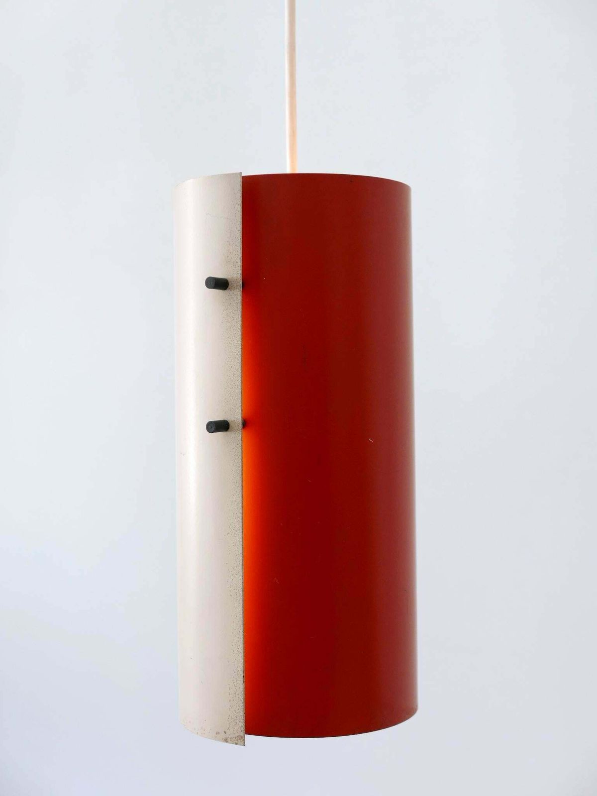 photo buy Lovely Midcentury Modern Bi Colour Pendant Lamps Or Hanging Lights Germany 1960s