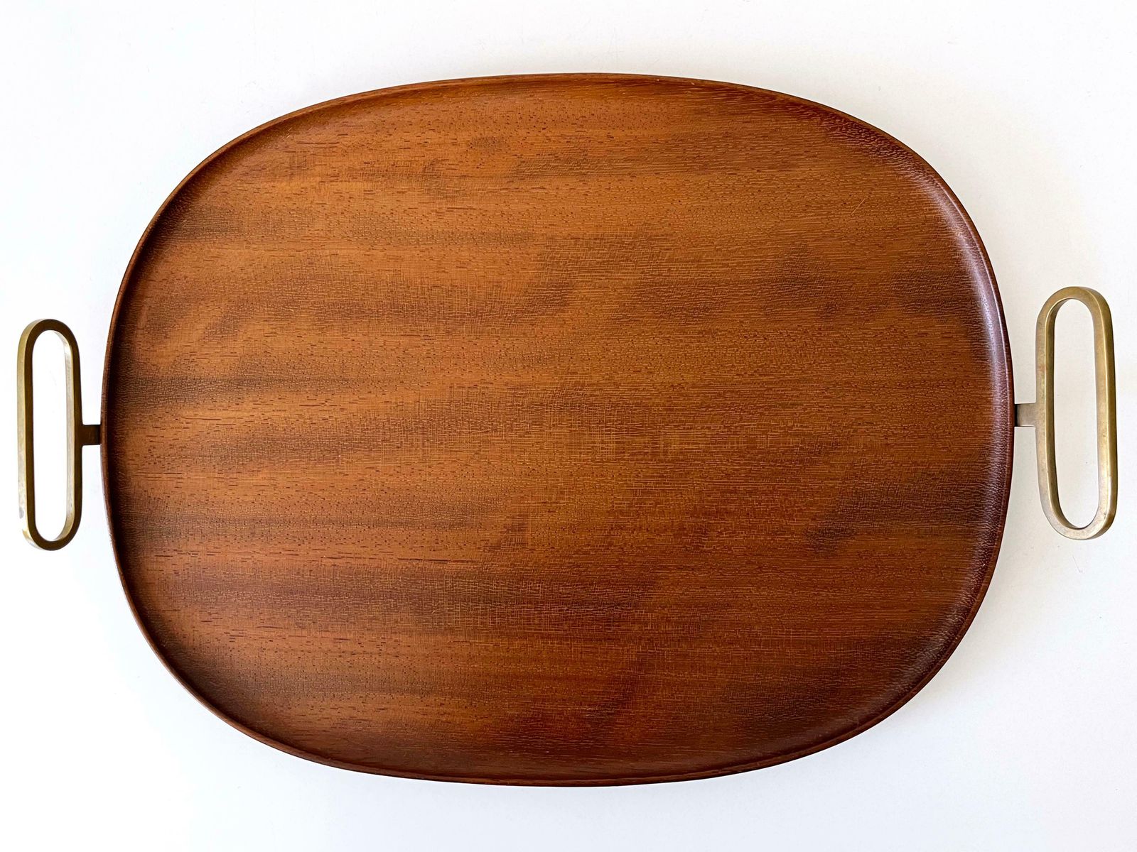 Extremely Rare Mid Century Modern Teak Serving Tray By Carl Auböck Austria 1950s photo 2787.0