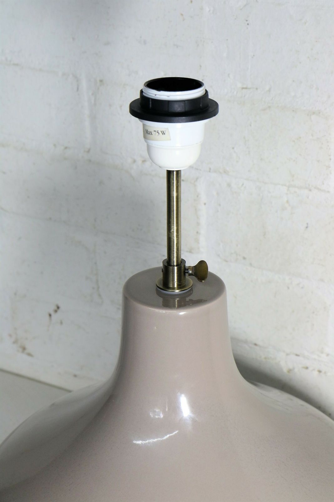 Vintage Table Lamp Fdc Faïencerie De Charolles French Ceramic Lamp 1980's photo buy