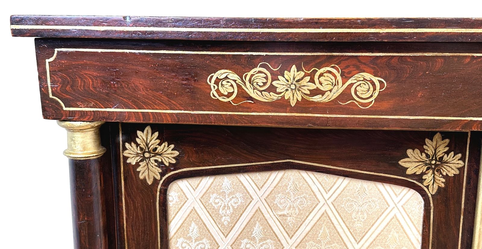 Regency Simulated Rosewood Side Cabinet (England, Circa 1820) photo 4850.0