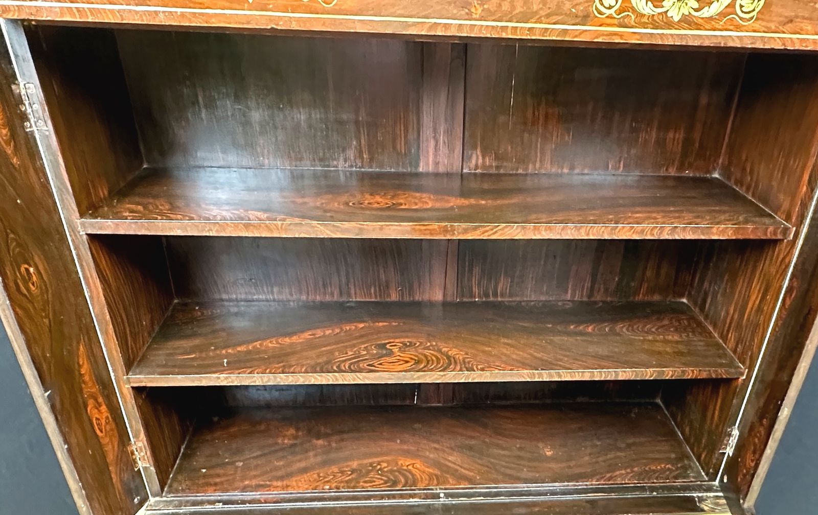 Regency Simulated Rosewood Side Cabinet (England, Circa 1820) photo vinterior