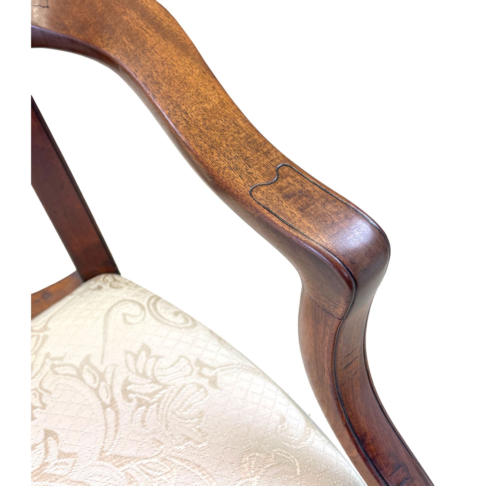 Georgian 18th Century Mahogany Masters Armchair (United Kingdom, Circa 1780) photo for sale