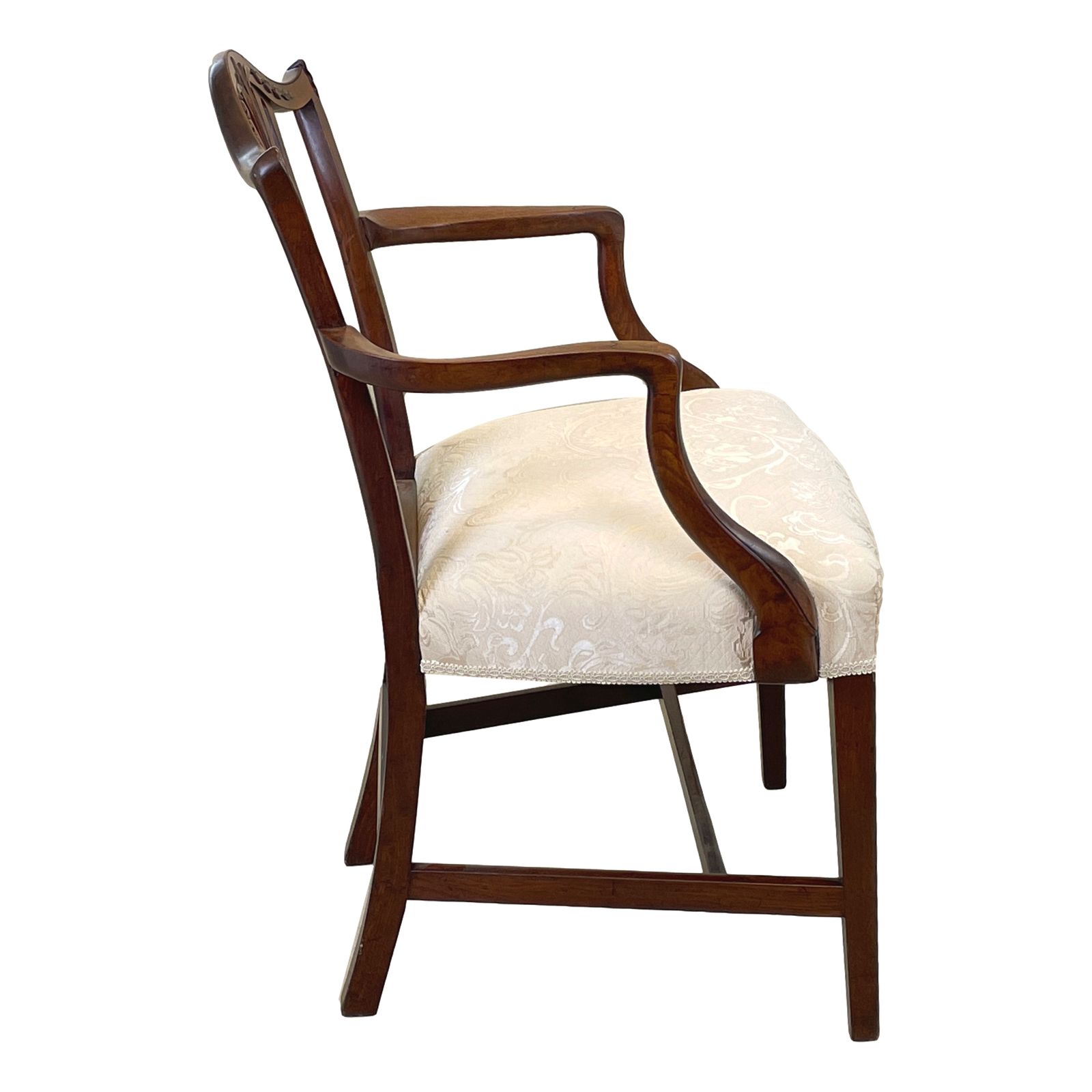 Georgian 18th Century Mahogany Masters Armchair (United Kingdom, Circa 1780) photo vinterior