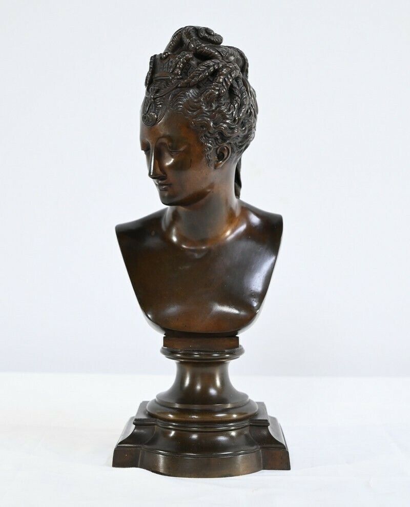 Bronze Bust Of Diane De Poitiers, After J.Goujon   Late 19th Century