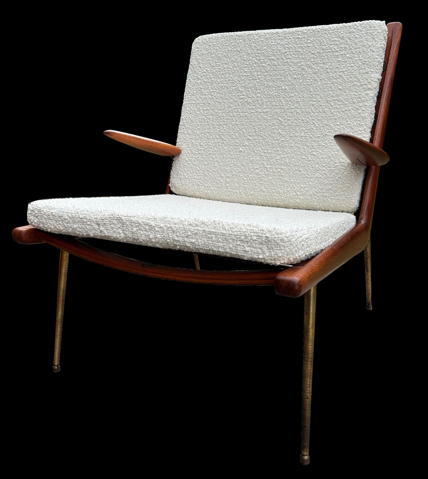 Boomerang Chair With Arms By Peter Hvidt And Orla Molgaard Nielsen For France & Son photo 2795.0