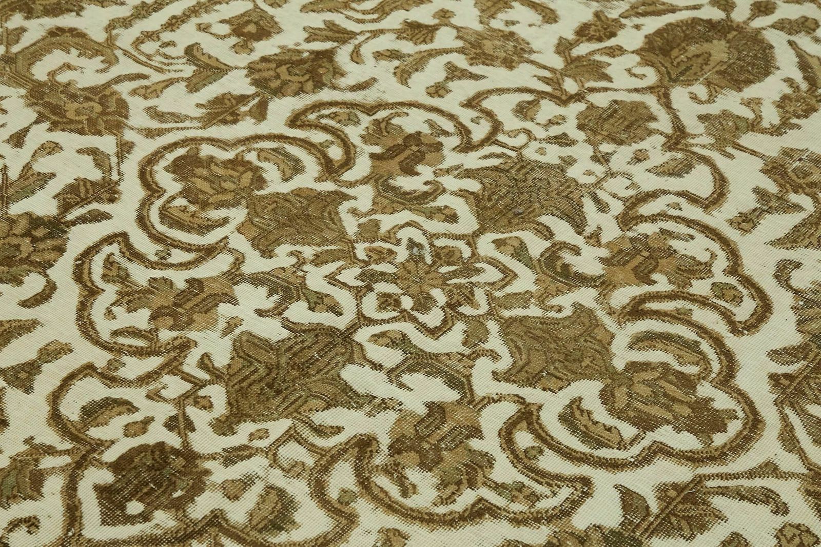Handmade Beige 1980's Vintage Large Area Rug ( 330 X 250 Cm ) photo 2648.0