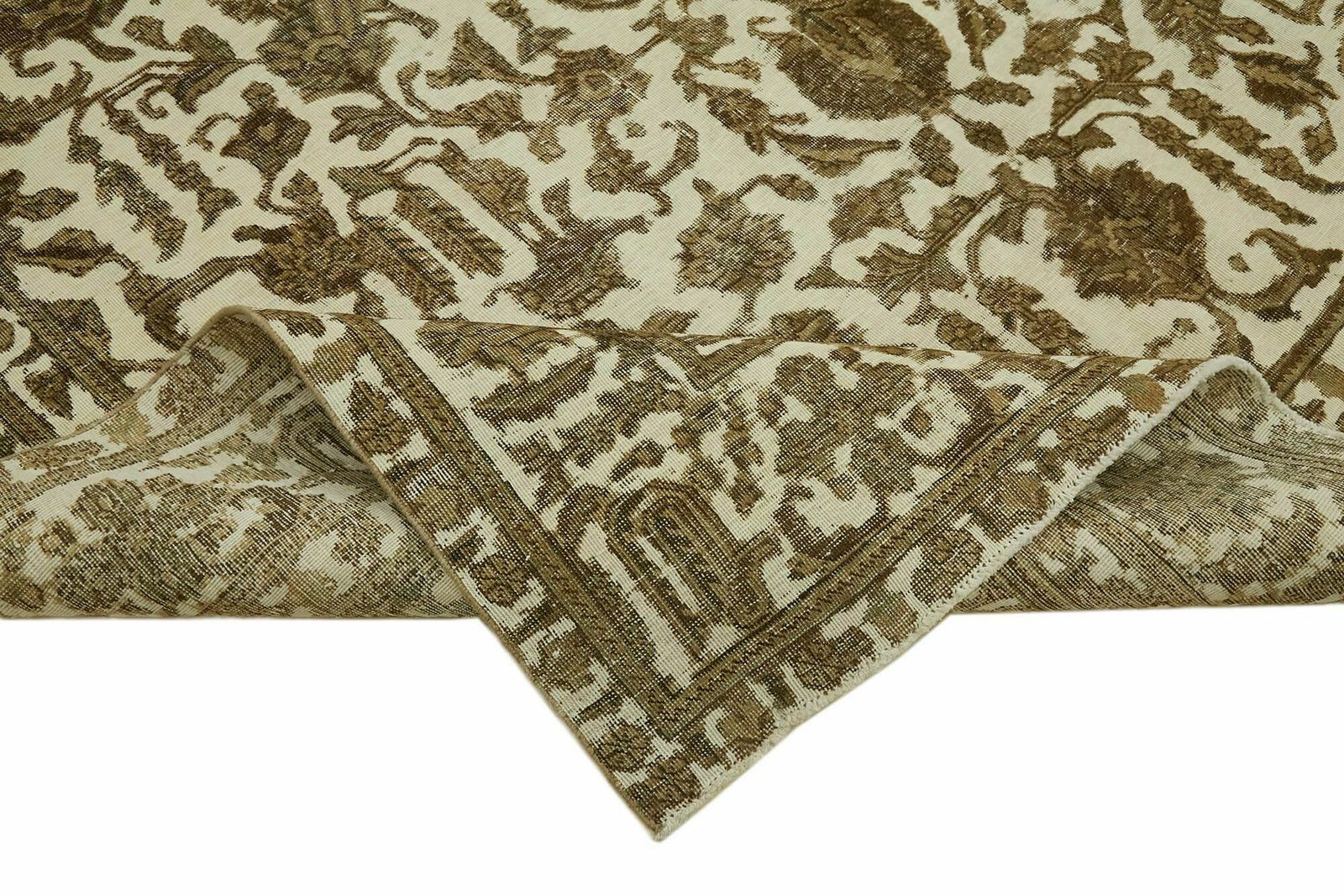 Handmade Beige 1980's Vintage Large Area Rug ( 330 X 250 Cm ) photo vinterior