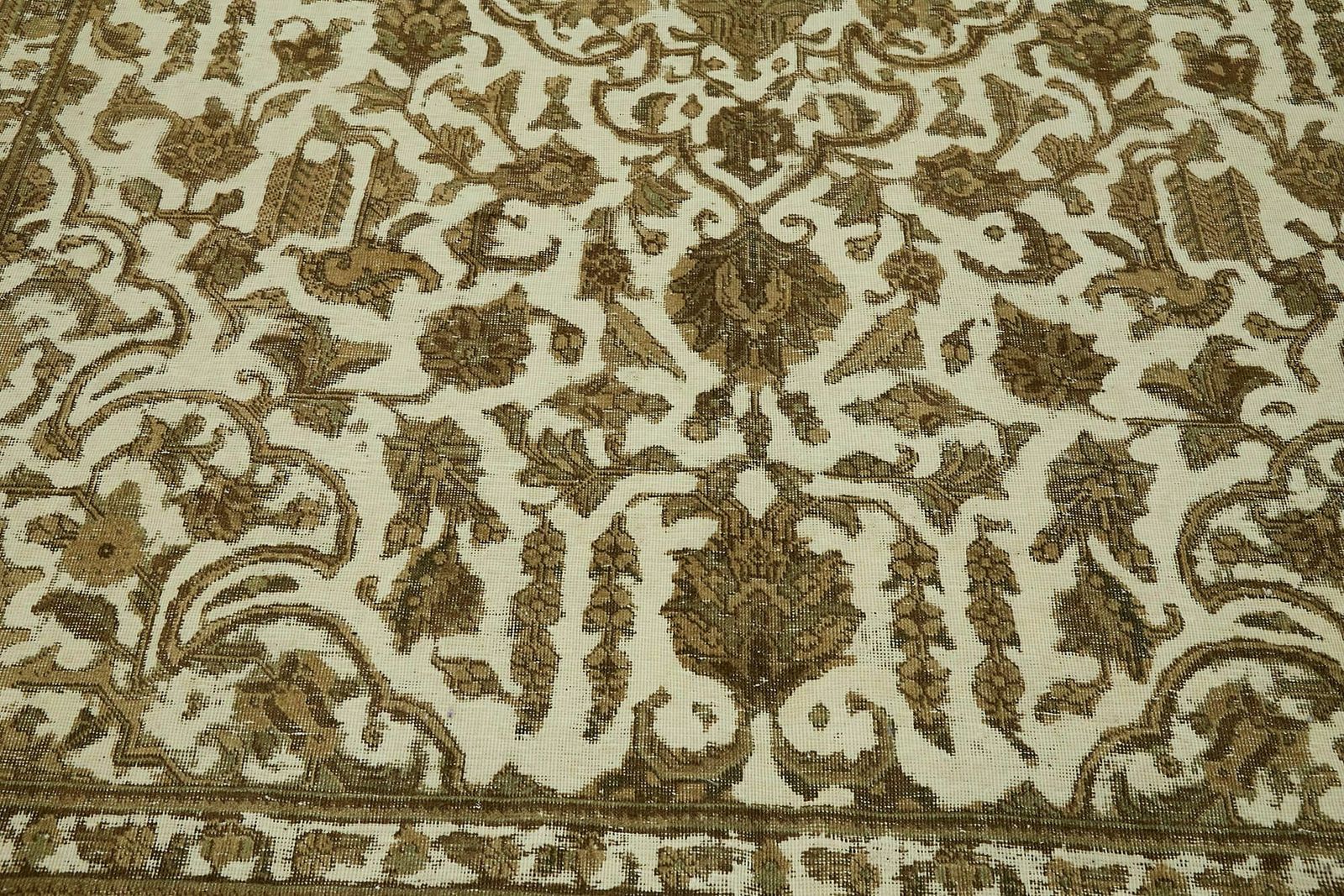 photo for sale Handmade Beige 1980's Vintage Large Area Rug ( 330 X 250 Cm )