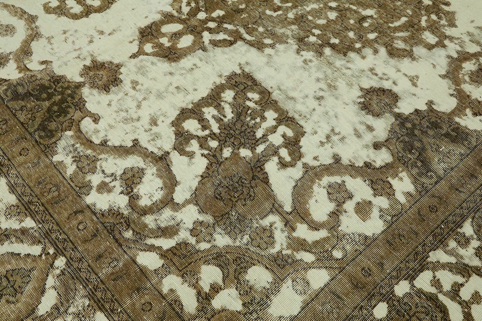 photo furniture Handgemaakt Beige Vintage Groot Vloerkleed ( 365 x 290 cm )