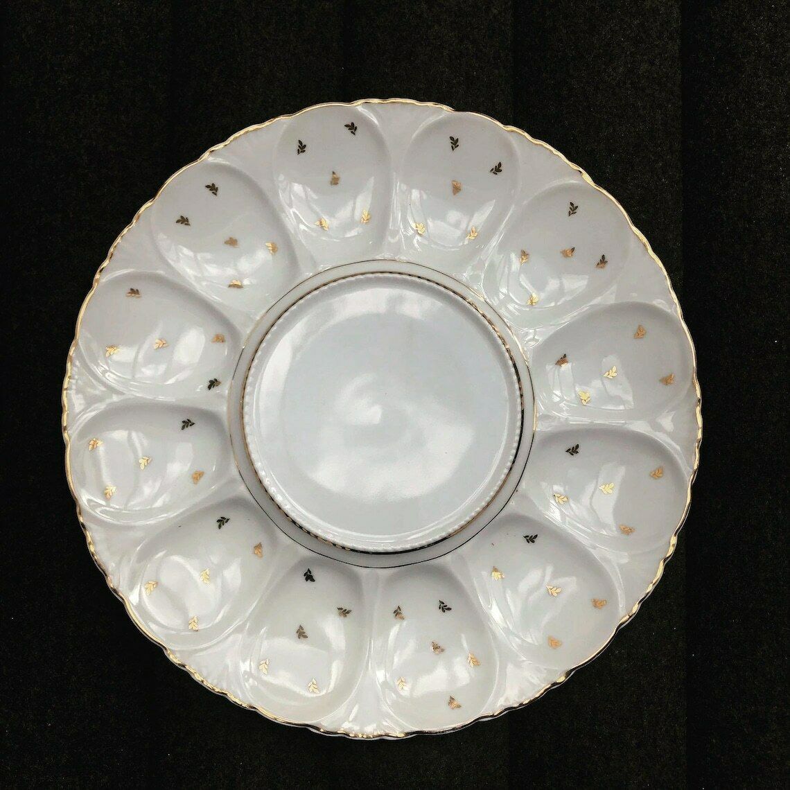 photo furniture French Oyster Master Platter French Vintage Oysters Dish Golden Rim Gold Decor 1950s French Pottery Seashell Sea Food Platter Gift