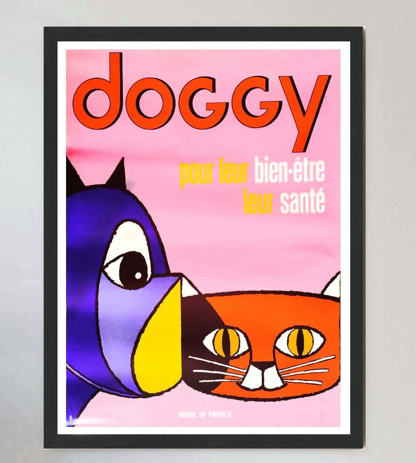 Doggy Food   For Dogs & Cats Original Vintage Poster photo furniture