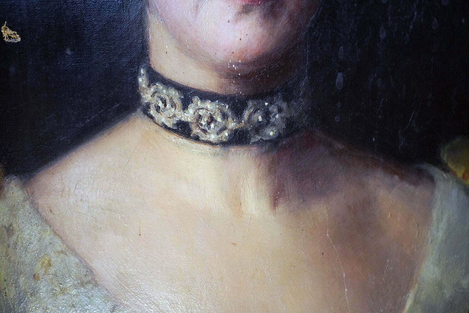 Art Robert Edward Morrison (1852 1925); A Good Oil On Canvas Portrait Of A Lady Dated To 1889 photo