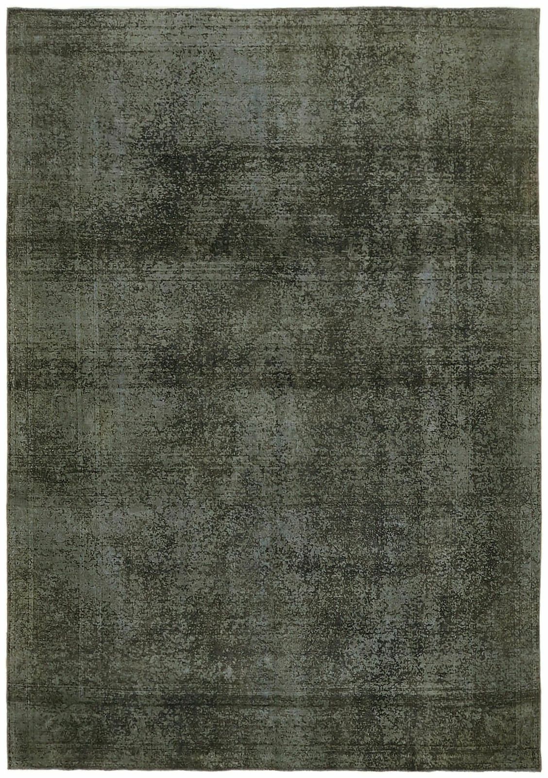 Handmade Vintage Grey Over Dyed Large Area Rug ( 341 X 241 Cm )