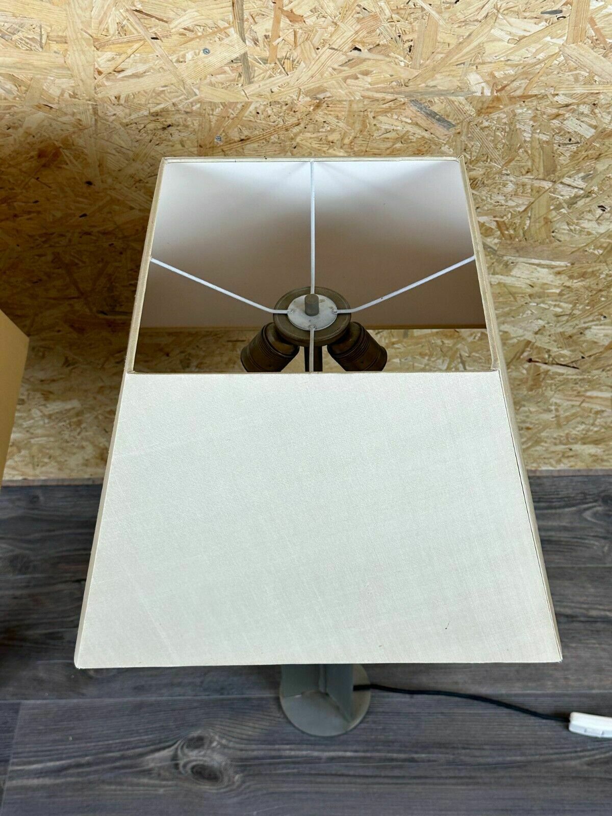 2x 60s 70s Xl Table Lamp Table Lamp Aluminum Metal Space Age Design photo vintage